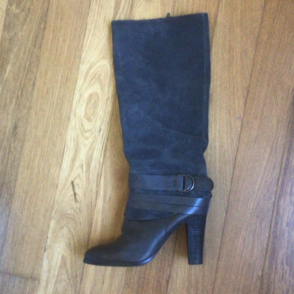 Carlos Santana Dark Gray Heeled Boots